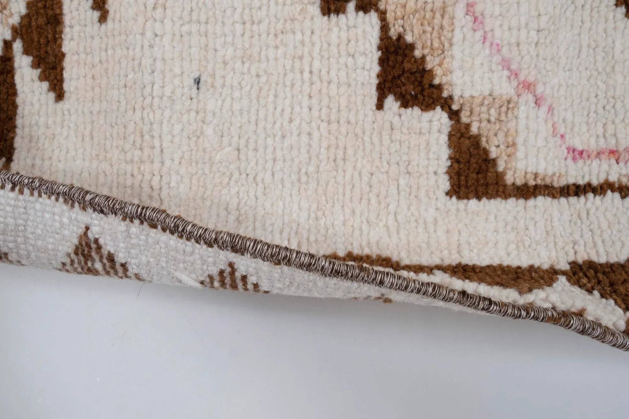 Vintage Turkish hallway rug 82x375 cm