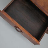 Rustic oak coffee table french 19th century farmhouse