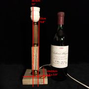 Onyx and Travertine Table Lamp Base