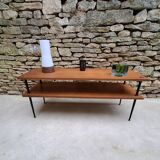 Coffee table with two tiers