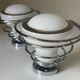 Pair of space age wall lights by Delmas from the 70s