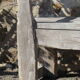 Large bench 19th solid wood patina
