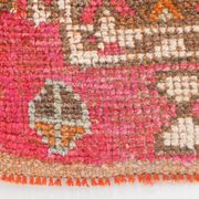 Tapis de couloir vintage saumon et pêche pour cuisine, 93x290 cm