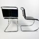 Pair of MR10 lounge chairs — Ludwig Mies van der Rohe, attributed to Knoll, circa 1970