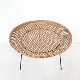 Table de magazine / table d'appoint en rotin Artimeta