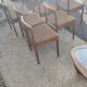 Serie de 6 chaises en teck vers 1960