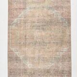 Tapis de couloir vintage doux marron crème 3x10 90x306 cm SK 21941