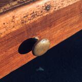 Old wooden farm or workshop table