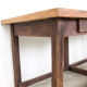 Vintage wooden table factory desk