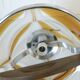 Vintage Murano Style Pendant Light | Hand Blown Opaline Glass | Mazzega Style | Mid Century Modern | Restored Yugoslav Chandelier
