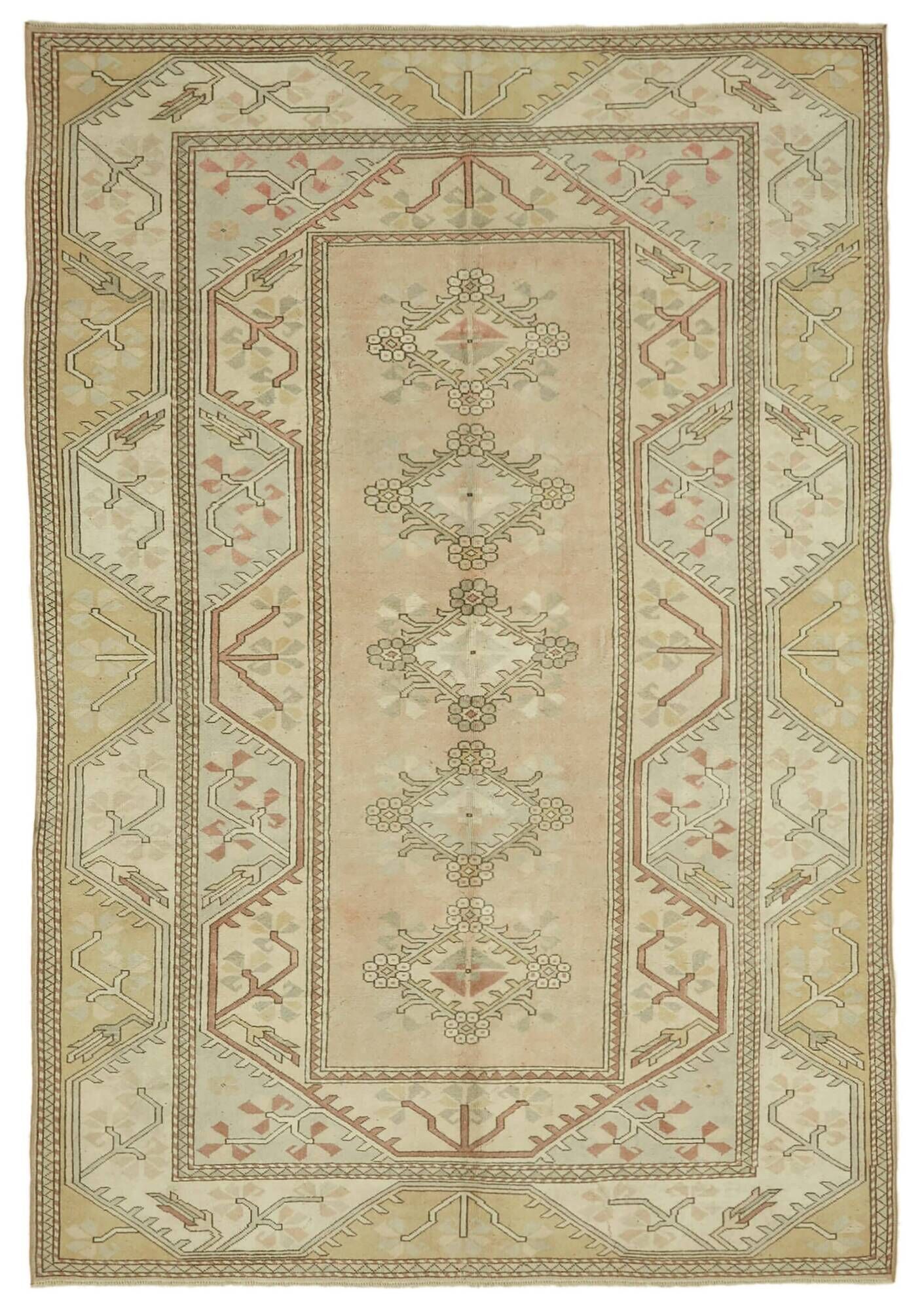 Turkish Vintage Anatolian Rug 191 cm x 289 cm
