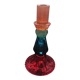 Multicoloured glass candlestick