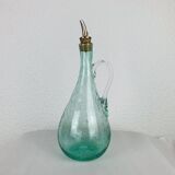 Farinelli Biot bubbled glass oil bottle
