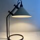Lampe de bureau architecturale « moderniste » en métal brun, hollandais des années 1970