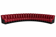 DS 600 model sofa or snake in dark red leather.