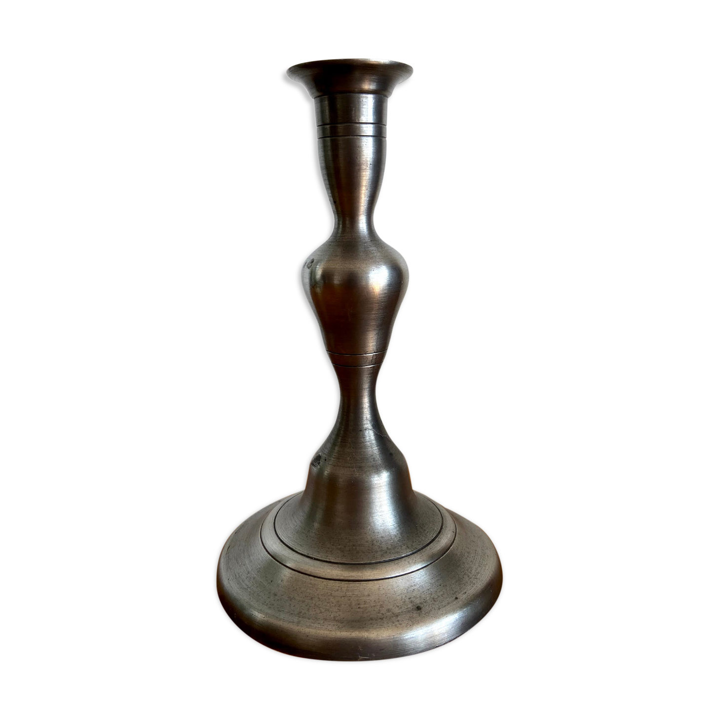 Tin candlestick