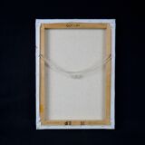 Still life 'Gladioli and Dahlias' Oil on canvas 36x33 signed J.D Vincent