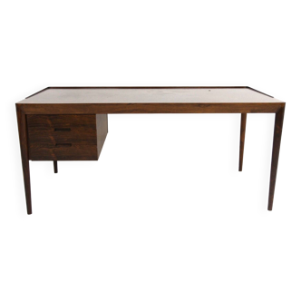 Scandinavian rosewood desk, Erik Riisager Hansen, Haslev Møbelsnedkeri, Denmark, 1960