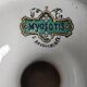 French vintage cake plate or cake stand for desserts or fruit, Sarreguemines, mod. Myosotis