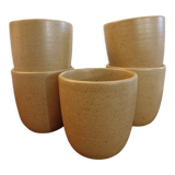 Verres en grès clair