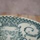 Set of 3 antique flat plates made of ironstone from the Debray Establishments, Clichy service.