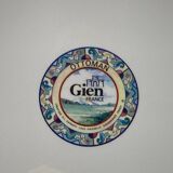 Circular earthenware dish from Gien
