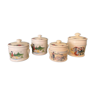 4 pots vintage alsaciens