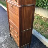 Mahogany secretary Louis XVI style