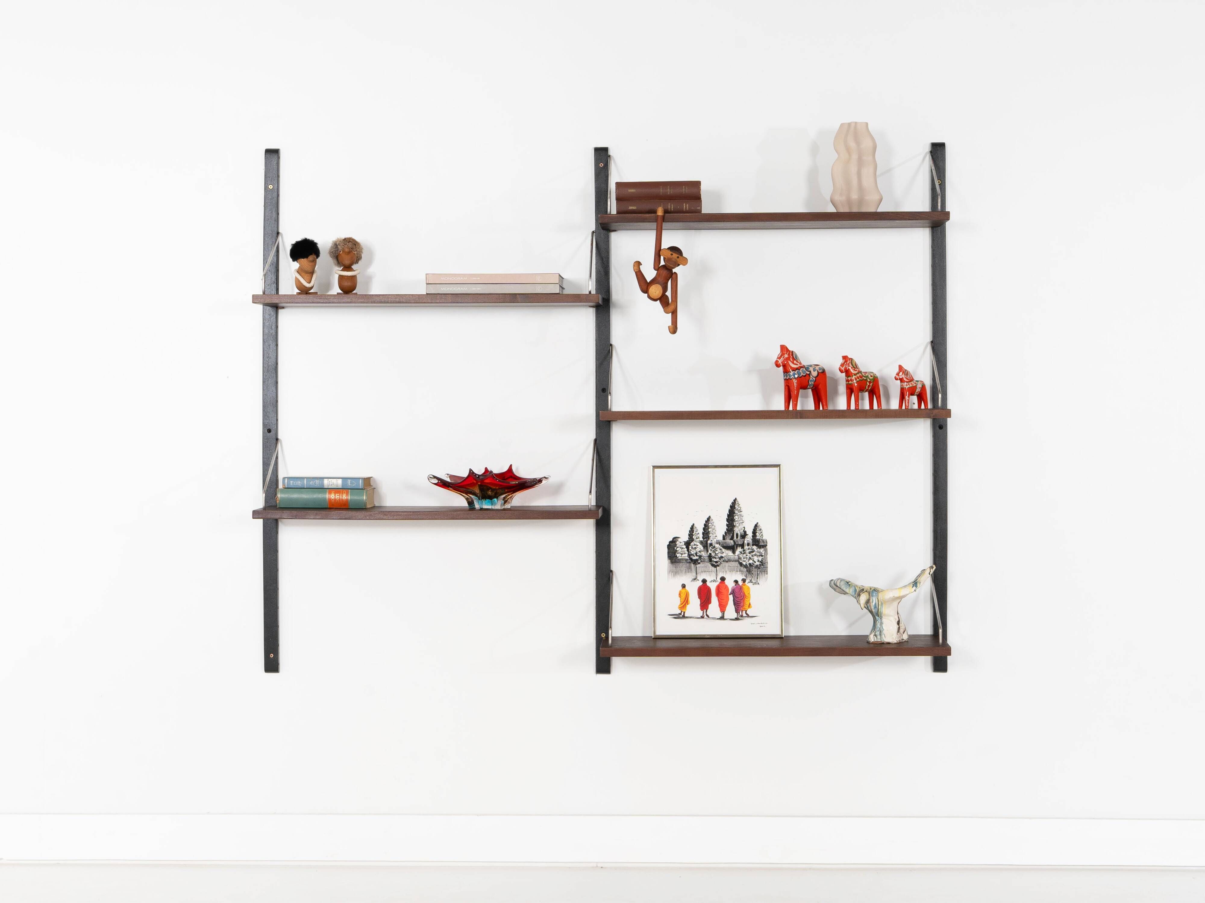 Modular shelving unit, Danish design, 1960s, designer: Poul Cadovius