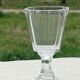 Baccarat White wine glass or port Crystal cut with cut sides, circa 1840