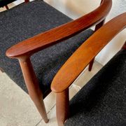 Danish teak model 56 chairs by Niels O. Møller for J.L. Møllers, 1954, set of 4