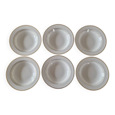 Villeroy et Boch - Série de 6 assiettes creuses modèle Kimono, Château