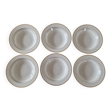 Villeroy et Boch - Série de 6 assiettes creuses modèle Kimono, Château