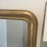 Golden wooden mirror