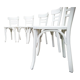 Series of 5 Baumann bistro chairs