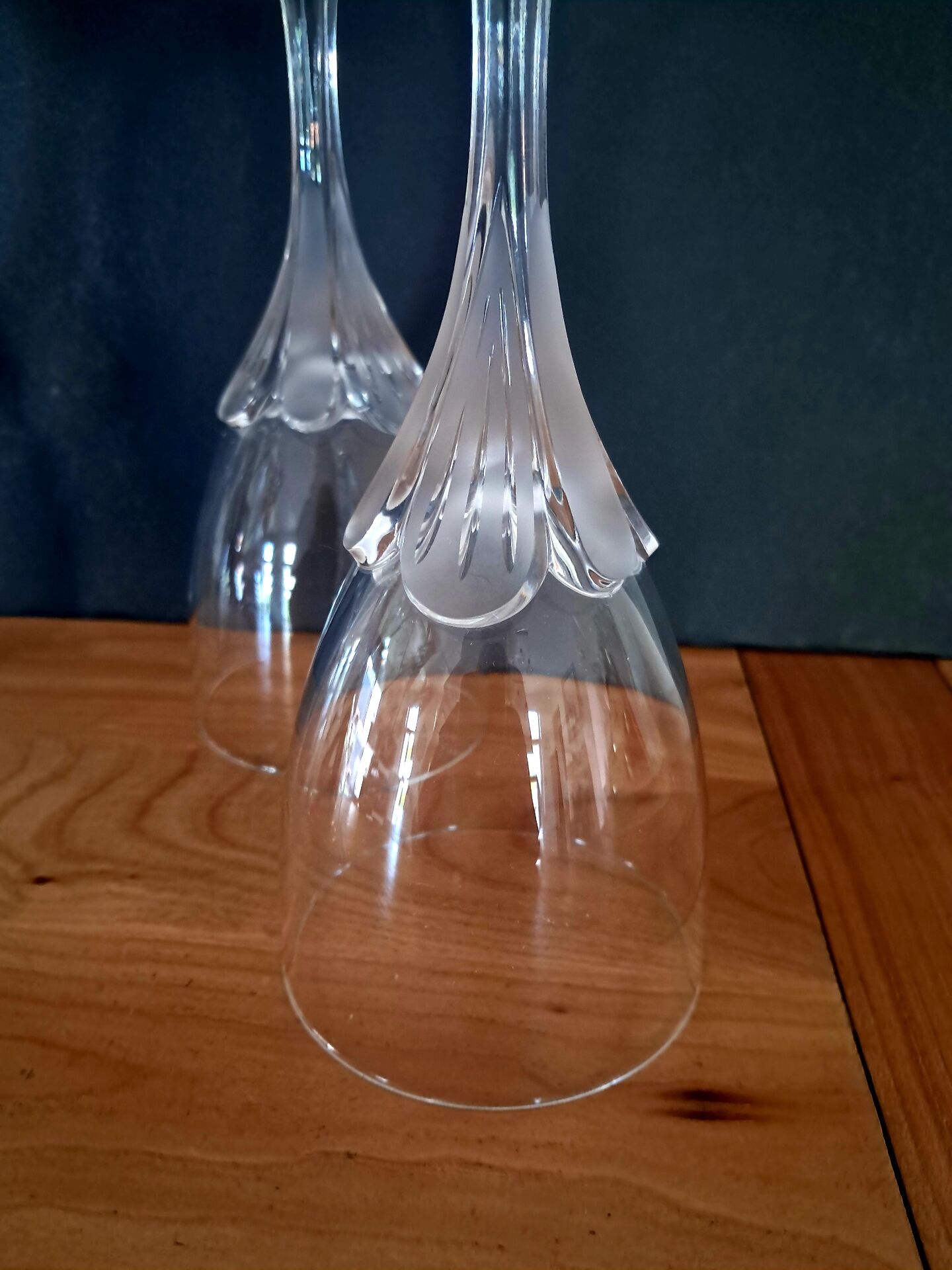 4 verres à vin en cristal d arques Modèle Granville