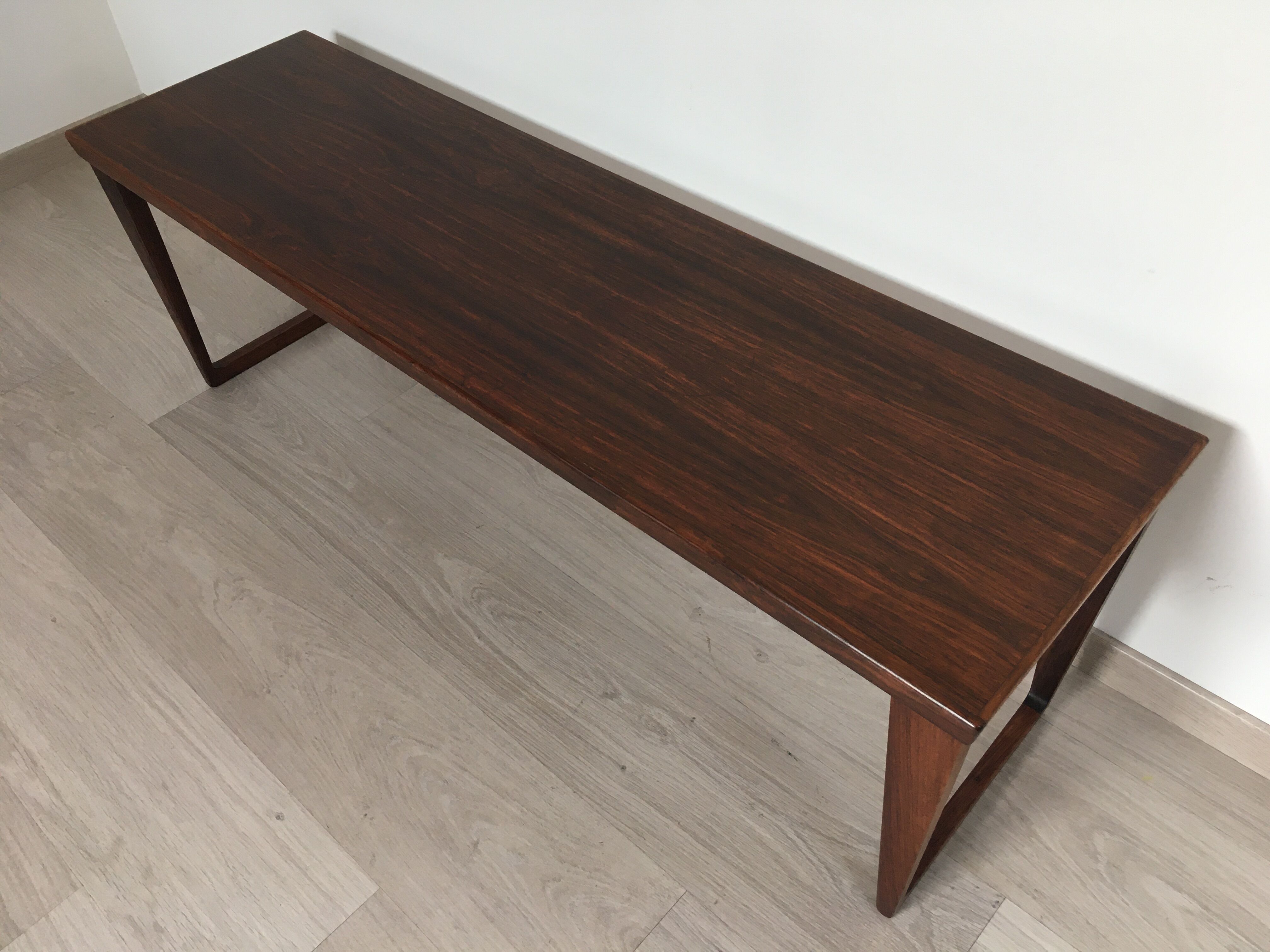 Banc scandinave de Aksel Kjersgaard en palissandre années 60