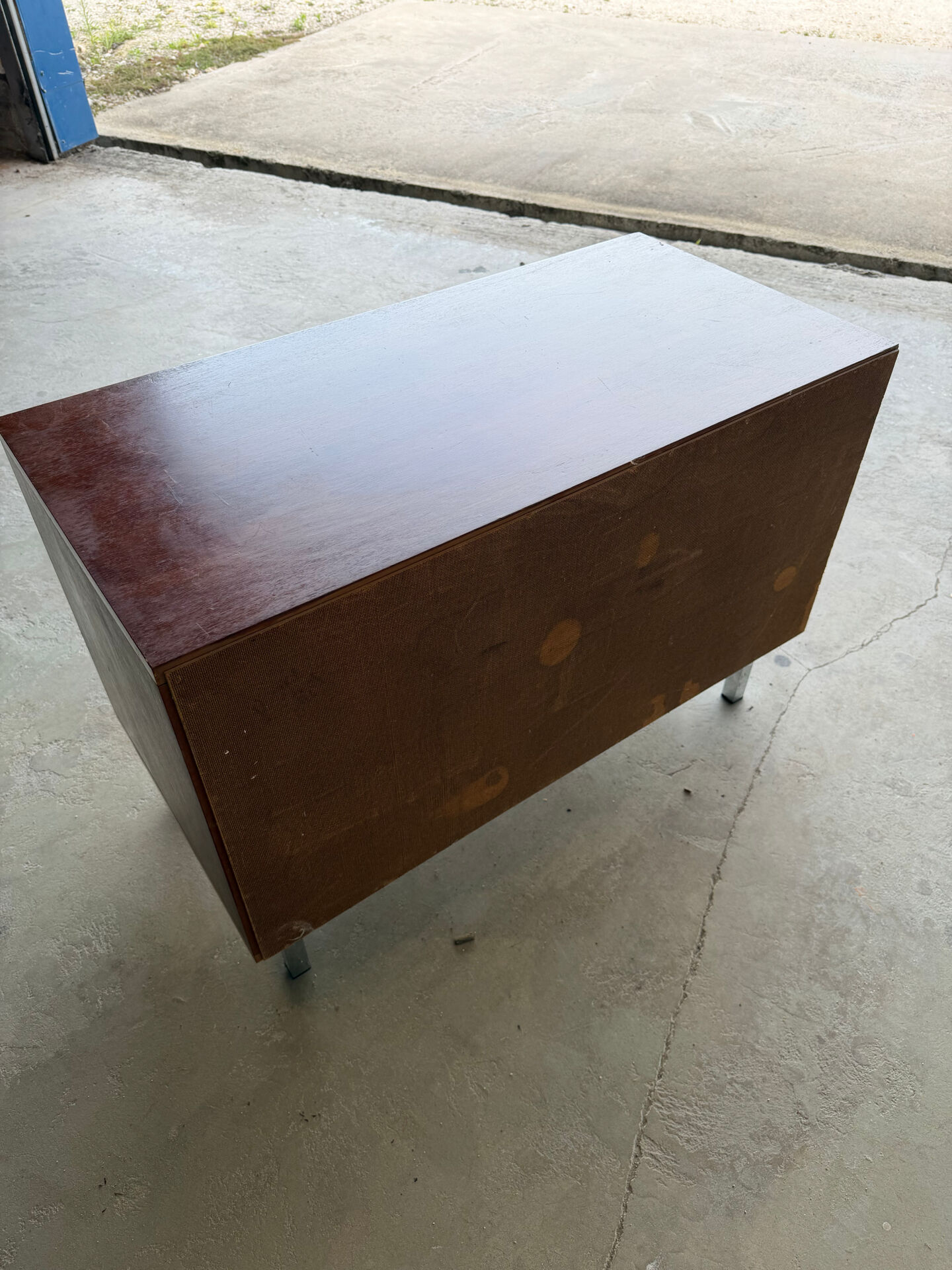 Petite enfilade / buffet double design scandinave moderniste teck
