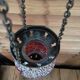 Suspension mosaïque en verre Luminaire  laiton  brocanteespritdantan