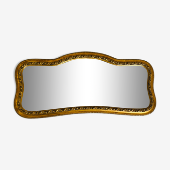 Miroir à la feuille d'or 1850