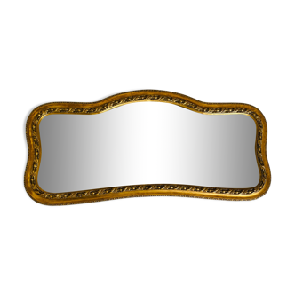 Miroir à la feuille d'or 1850