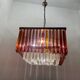 Murano Glass Prism Triedri Chandelier 1970’s