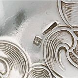 Rectangular silver-plated tray from the St Hilaire house.