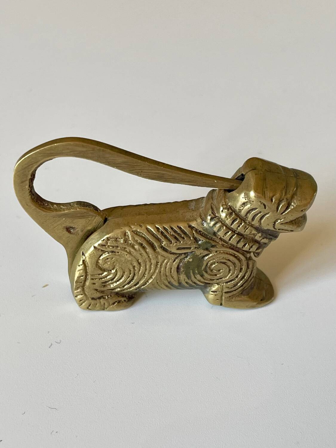 Ancient Chinese lion-shaped padlock