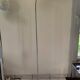 Floor lamp 1990 vintage Italy opaline zebra