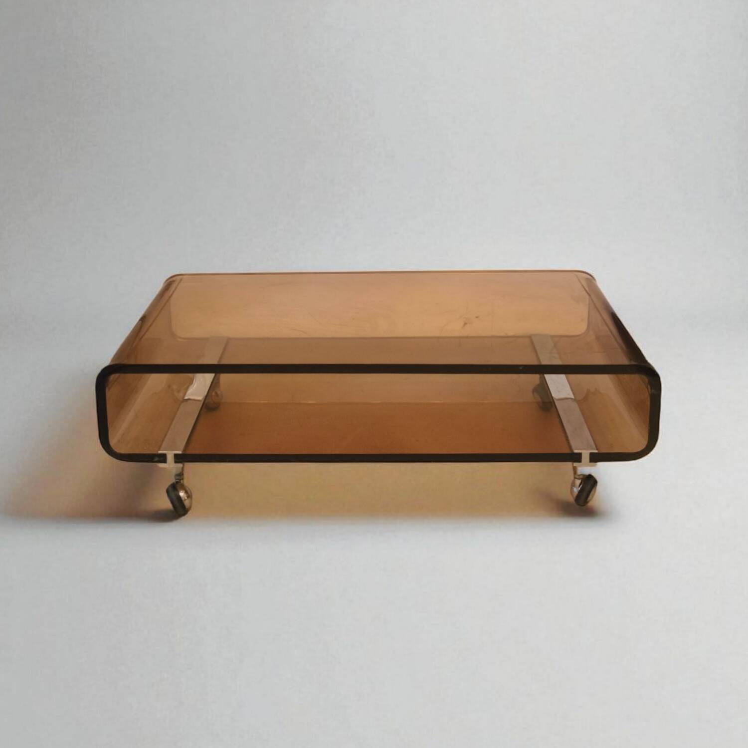 Altuglas / plexiglass coffee table designed by Michel Dumas, Roche Bobois, v