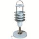 Pair danish scandinavian space age architectural table lamps