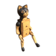 Le chat pantin armoire articulé