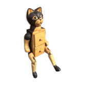 Le chat pantin armoire articulé
