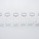 Set of six glasses, Italian design, 1970s, made in Italy